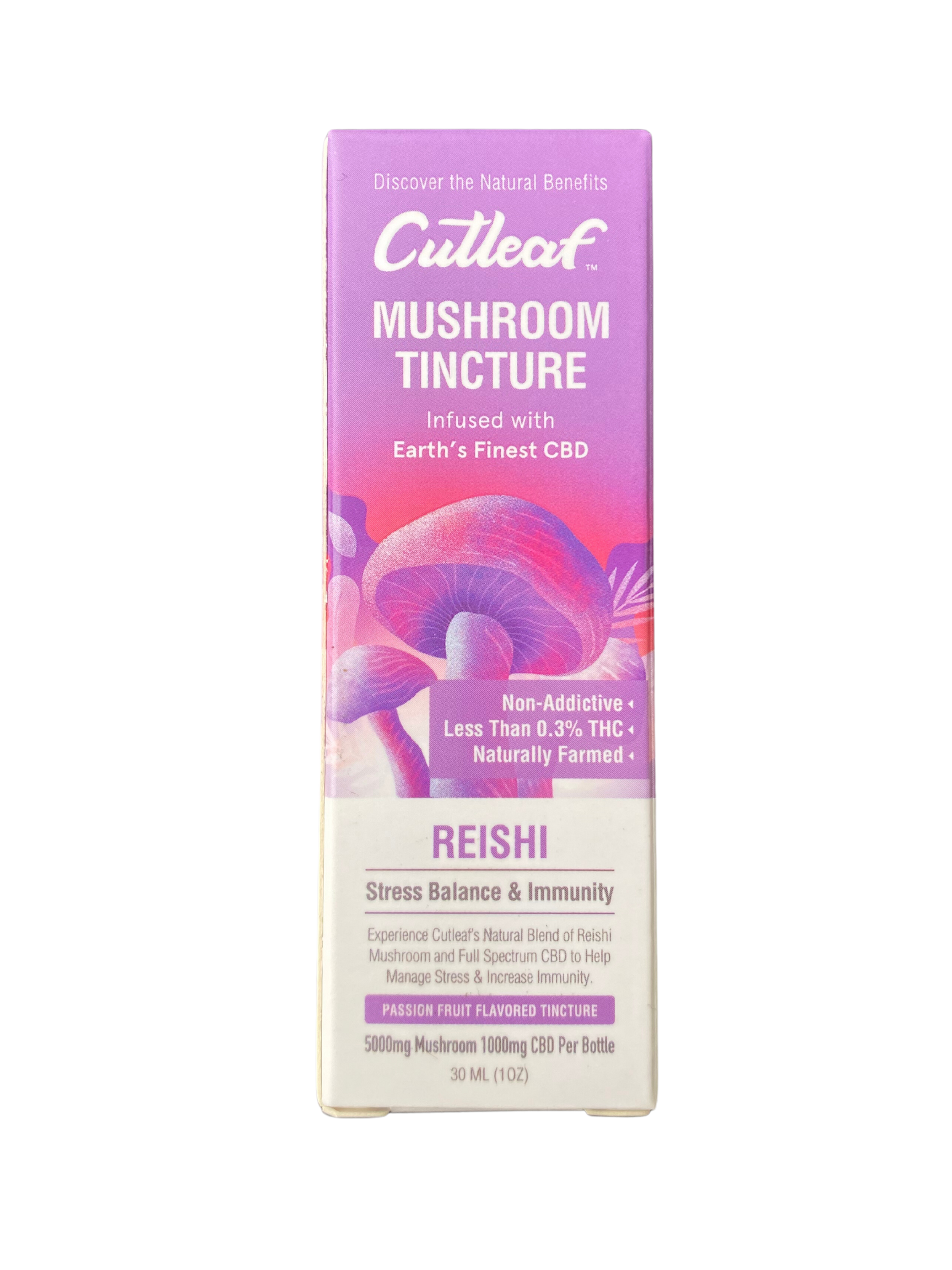 Cutleaf Mushroom Tincture - Reishi (Stress Balance & Immunity)