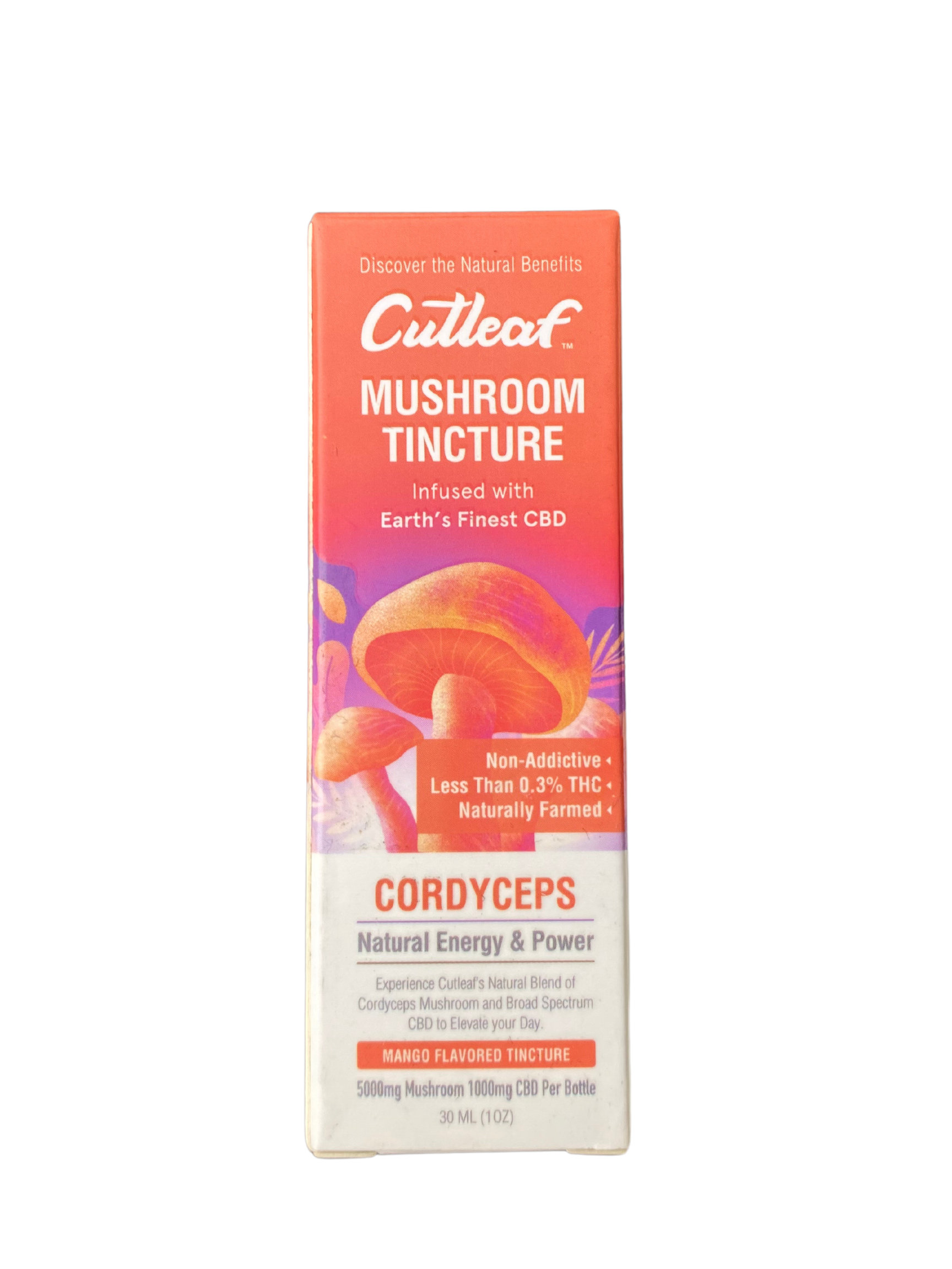 Cutleaf Mushroom Tincture - Cordyceps (Natural Energy & Power)