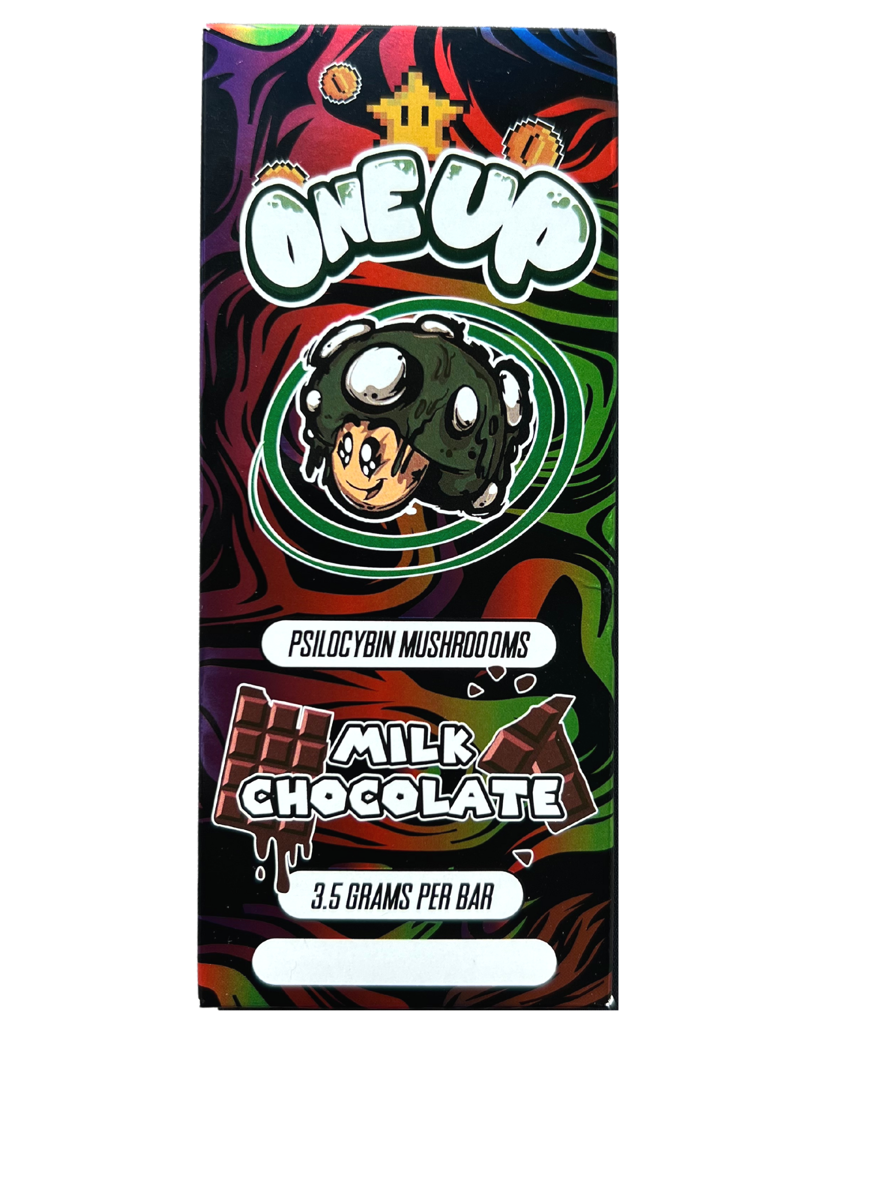 OneUp Psilocybin Mushrooms Chocolate Bar - Milk Chocolate