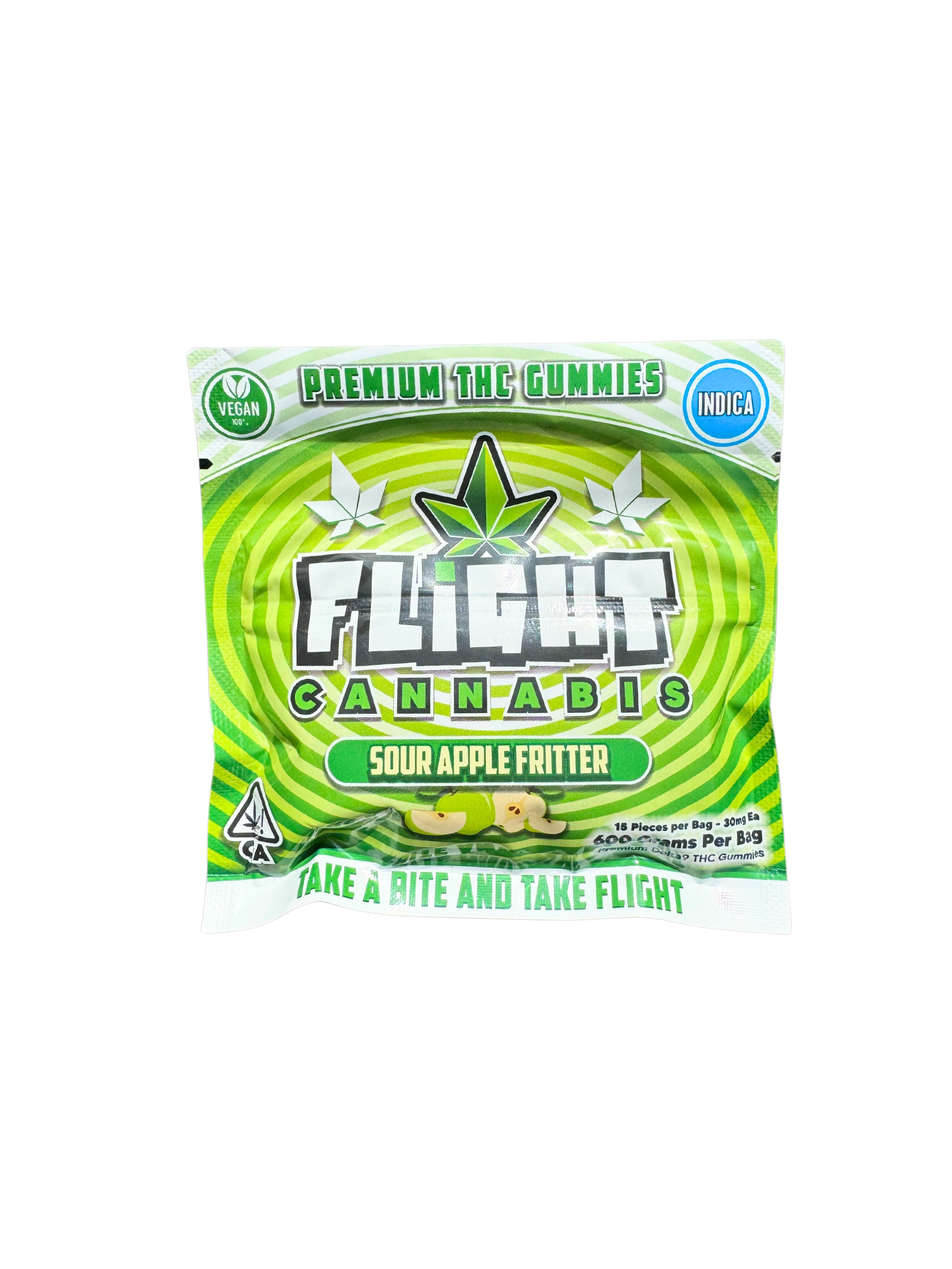 Flight - Vegan Sour Apple Gummies 600MG (I)
